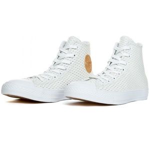 Unisex Chuck Taylor All Star CT Hi White/Gold